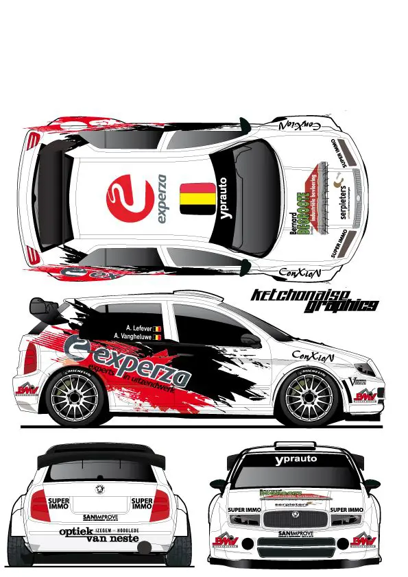 Met Skoda Fabia WRC in Rally van Staden en Omloop van Vlaanderen